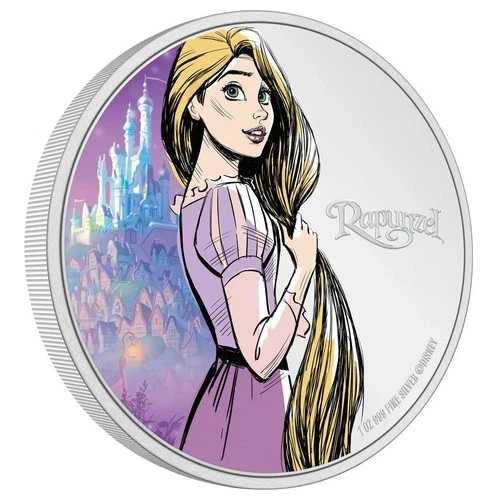 2024年 ニウエ ラプンツェル ディズニープリンセス 1オンス銀貨 2ドル