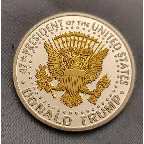 号泣値下げ！超激レア 2024年 ドナルドトランプ 大統領当選記念硬貨 純銀 ドナルド・トランプ 銀貨 金貨 米国大統領 MAGA ホワイトハウス