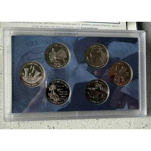 2009年発行、米国造幣局発行のプルーフ貨幣「アメリカ・ザ