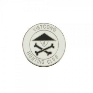 ピンバッジ MILITARY HAT LAPEL PIN - VIETCONG HUNTING CLUB PIN - NEW