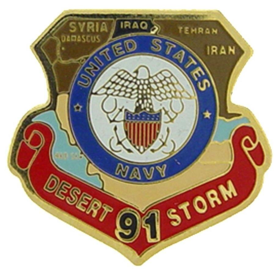 ピンバッジ United States Navy Desert Storm Hat Pin 1"