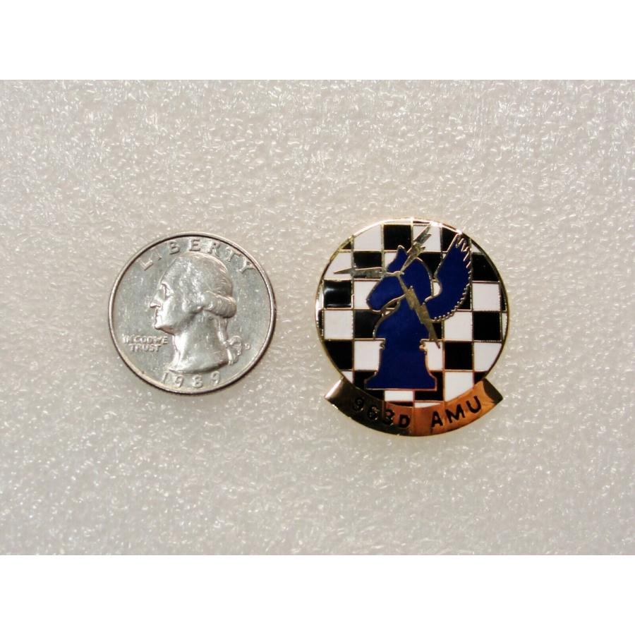 ピンバッジ U.S. AIR FORCE Lapel Pin 963rd AIRBORNE AIR CONTROL SQUADRON Double C