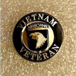 ピンバッジ UNITED STATES ARMY 101ST AIRBORNE VIETNAM VETERAN LAPEL HAT PIN