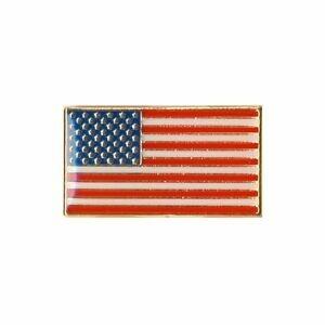 ピンバッジ Classic Rectangular US Flag Pin 1867 Rothco - Top Quality