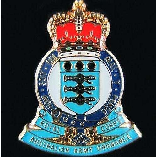 ピンバッジ RAAOC ROYAL AUSTRALIAN ARMY ORDNANCE CORPS LAPEL PIN