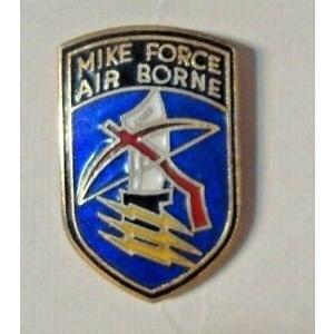 ピンバッジ U.S. ARMY MIKE FORCE AIR BORNE VIETNAM Military Hat Lapel Pin