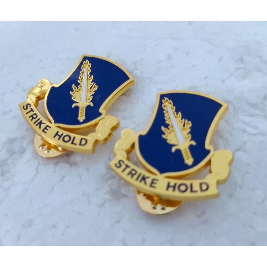 ピンバッジ PAIR US ARMY 504TH AIRBORNE INFANTRY REGIMENT BADGE LAPEL PIN INSIGNI