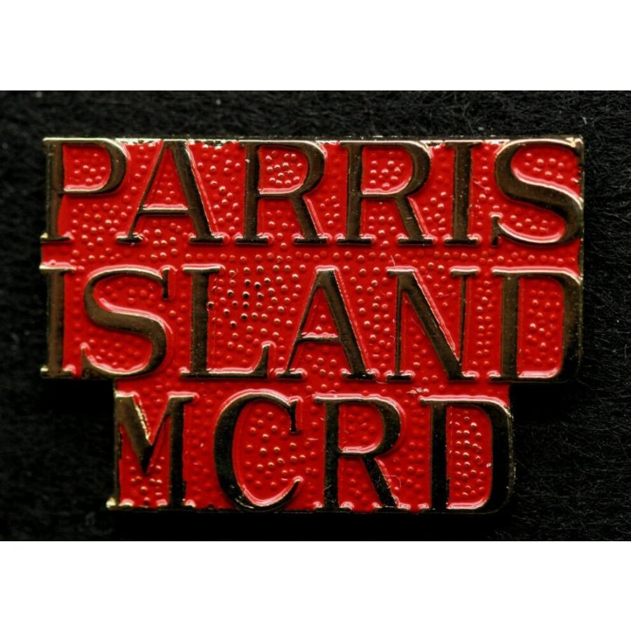 ピンバッジ MCRD PARRIS ISLAND RECRUIT SCRIPT HAT PIN US MARINES Boot Camp Gradua
