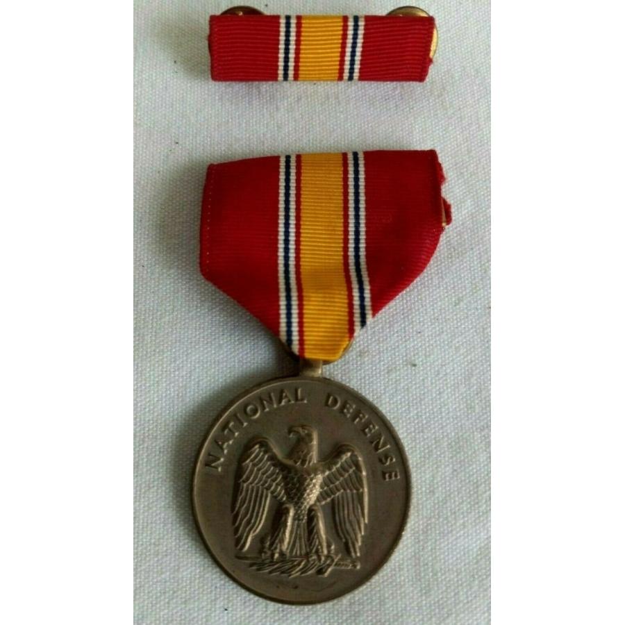 ピンバッジ Vtg. U. S. Military National Defense Service Medal and Bar Pin- Colle