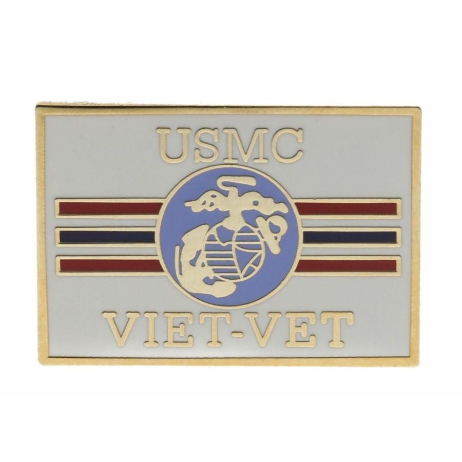 ピンバッジ USMC Licensed Viet-Vet Vietnam Marine 1 Inch Hat pin H14677 F2D25E