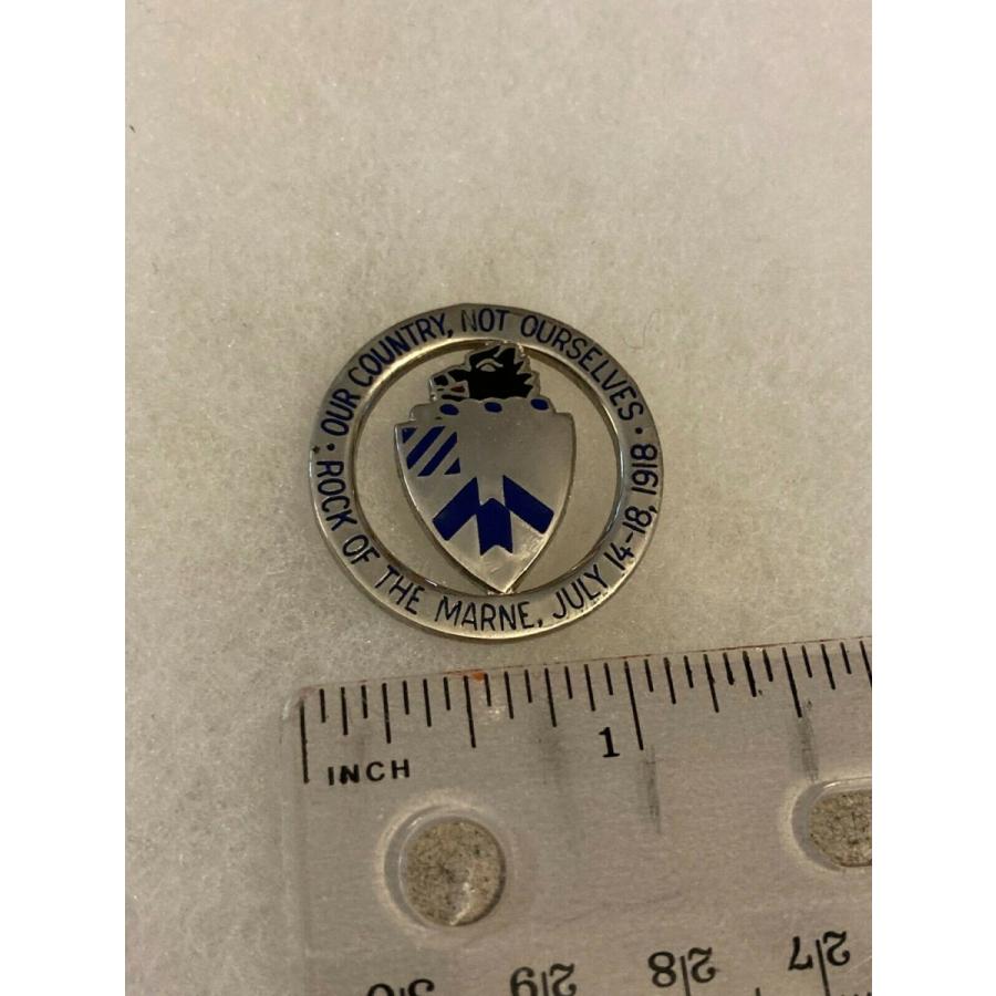 ピンバッジ Authentic US Army 30th Infantry Regiment Unit DI DUI Crest Insignia 9