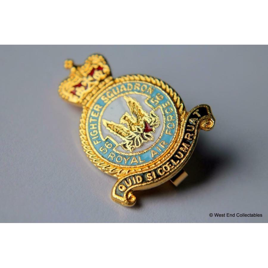 ピンバッジ RAF 56 Fighter Squadron Enamel Brooch Badge Royal Air Force Waddingto