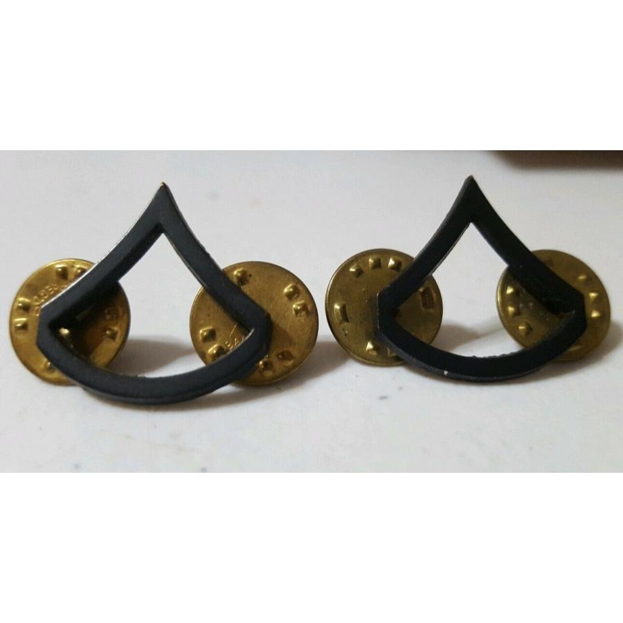 ピンバッジ Lot of 5 pairs of US Army Private First Class 3/4