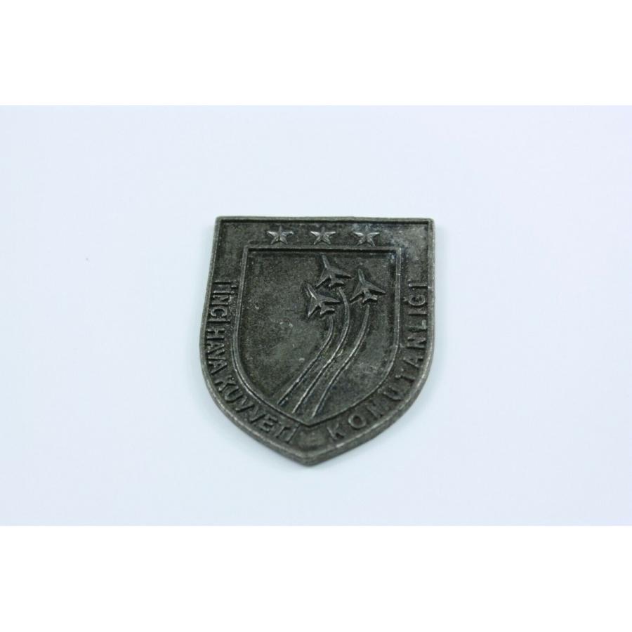 ピンバッジ TURKISH AIR FORCES METAL PIN BADGE 1990s Turkey ULTRA RARE Military S