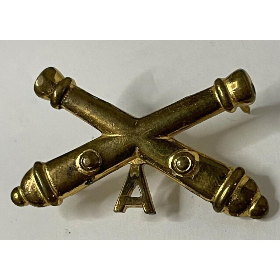 ピンバッジ Rare WWII US Army Artillery officer collar insignia Meyer fat cannons