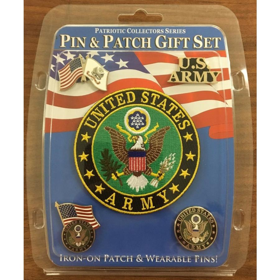 ピンバッジ Patriotic Collector Series US Army Pin and Patch Gift Set from WWII m