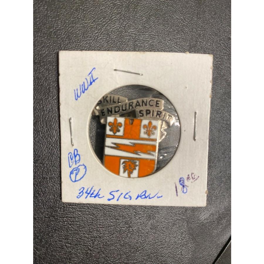 ピンバッジ WWII 34th 516 Division Pin