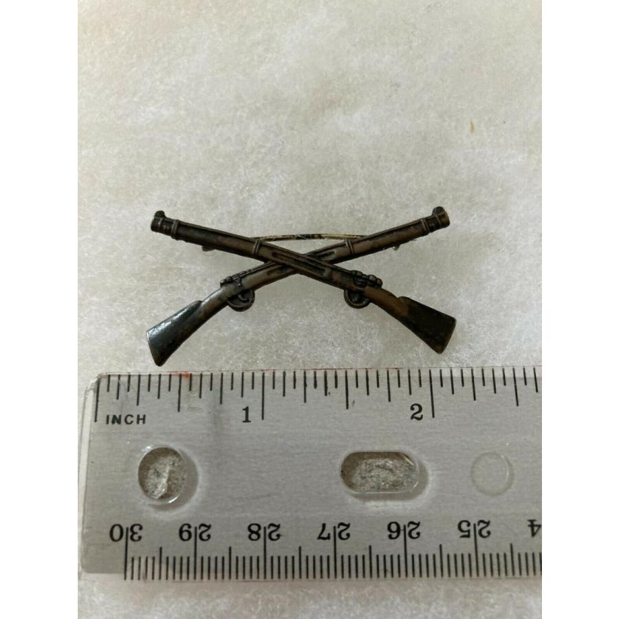ピンバッジ Authentic WWI US Army Infantry Regiment Officer Collar Insignia Lapel