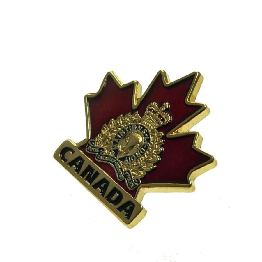 ピンバッジ Canada RCMP Royal Canadian Mountie Police GRC Crest Maple Leaf Pin Ti｜glossy-store