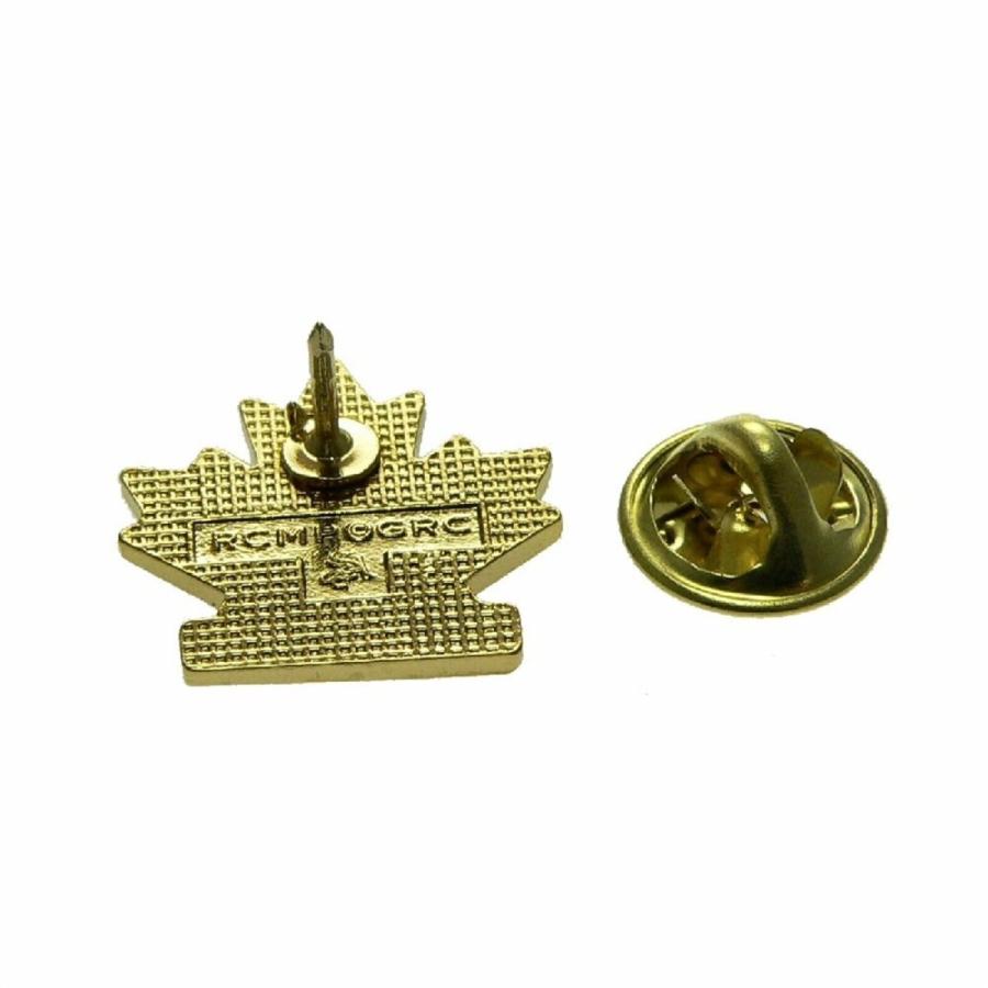 ピンバッジ Canada RCMP Royal Canadian Mountie Police GRC Crest Maple Leaf Pin Ti｜glossy-store｜02
