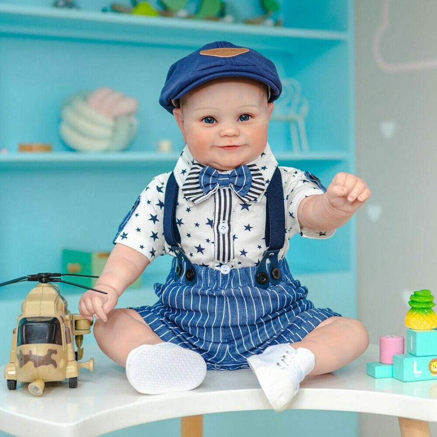 当日発送 リボーンリボーンRebornBaby Dolls Boy 24 ´´ソフトシリコンビニ