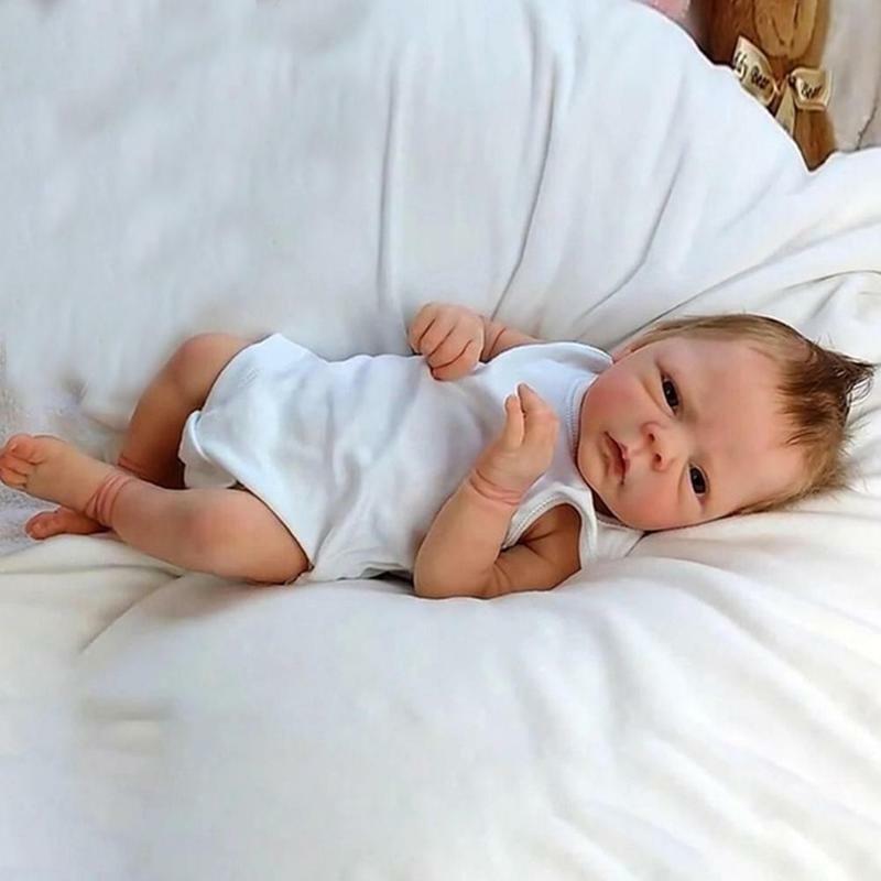 最新売れ筋 リボーンドール46cm本物の生まれ変わった赤ちゃん人形素敵な新生