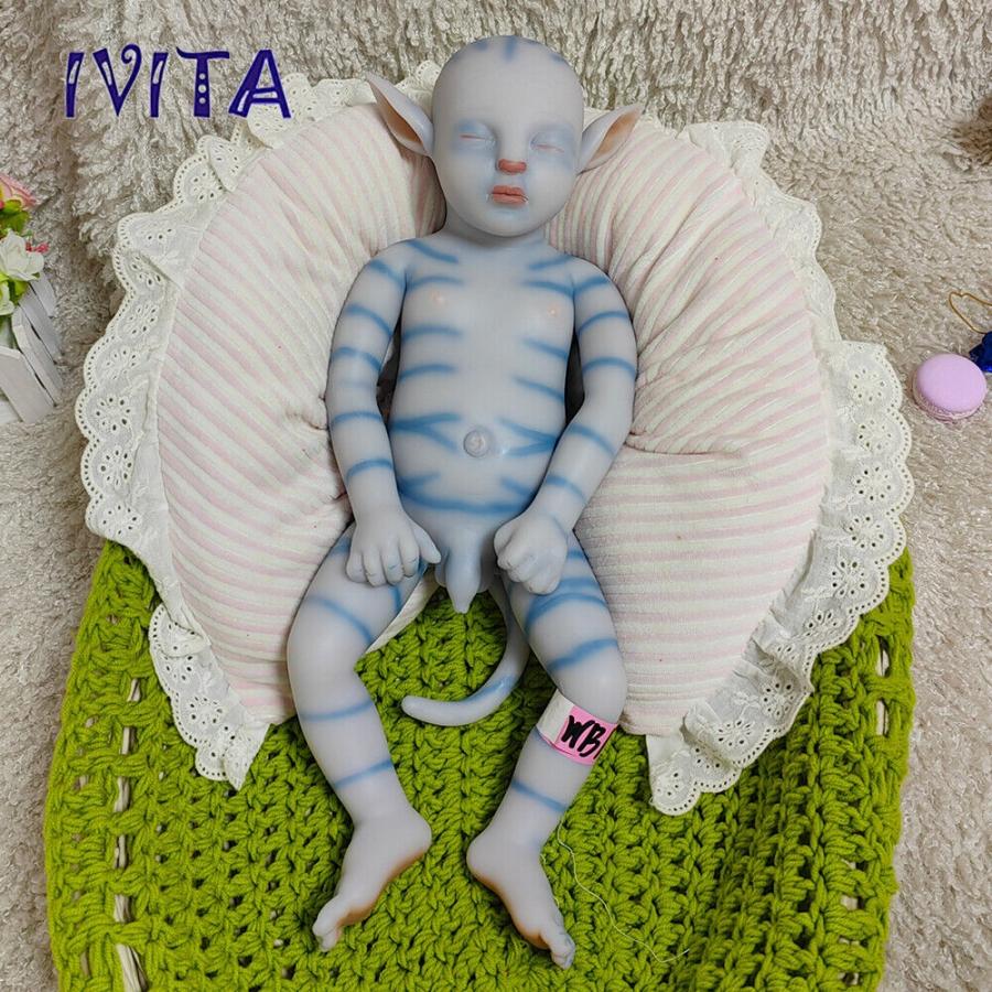 ネット販促品 リボーンドール 17´´Lifelike Avatar Doll Full Body Silicone Real Touch Boy Doll Bir