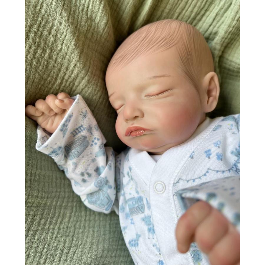 リボーンドール Reborn Dolls Baby Boy Newborn Beautiful Art Dolls Reborn Babies 5lb｜glossy-store｜02