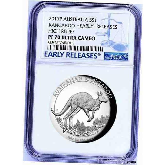 最新予約アイテム アンティークコイン Ngc Pcgs 17 P Australia High Relief 1oz Silver Kangaro 限定割引 Gerbang Smpn1maba Sch Id