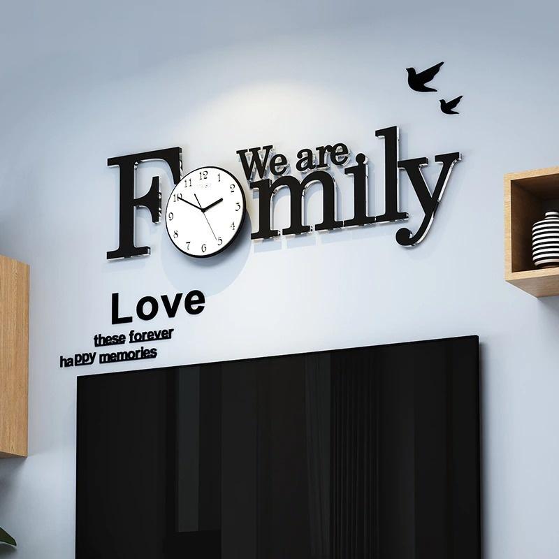 掛け時計 Large Decorative Wall Clock Modern Design Living Room Home Decoration｜glossy-store｜03