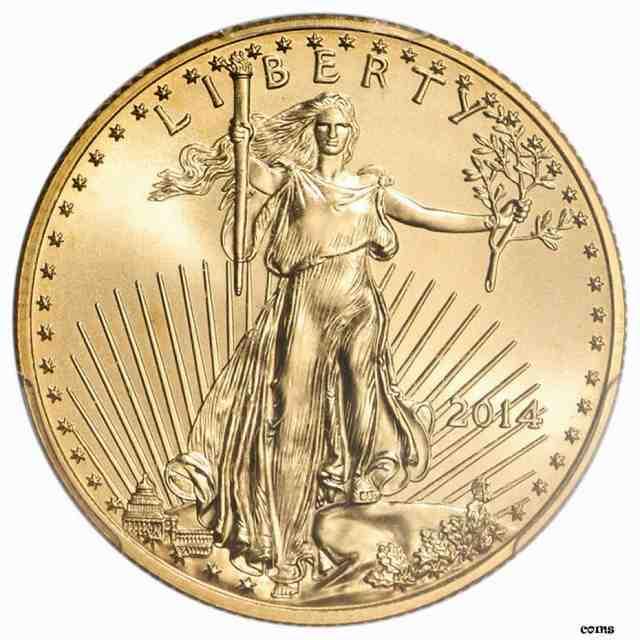 アンティークコイン NGC PCGS 2014 American Gold Eagle (1/2 oz) $25 - PCGS MS｜glossy-store｜03