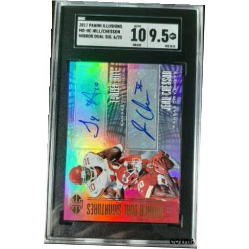 セール特価返品ok 品質保証書付 トレーディングカード 17 Panini Illusions Md Hc Tyreek Hill Rookie Auto Sg Usdm 8691 4 Glossyオンラインストア 通販 Yahoo ショッピング 限定配送 Marcstanders Com