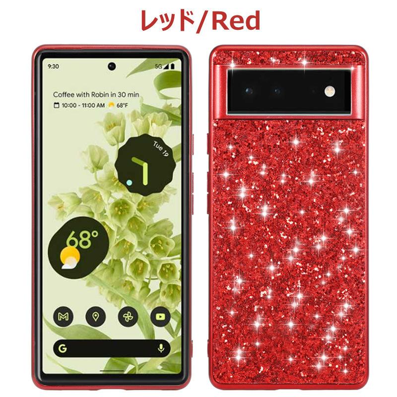 Google Pixel Pixel6 ラメ キラキラ カバー google pixle 6 耐衝撃