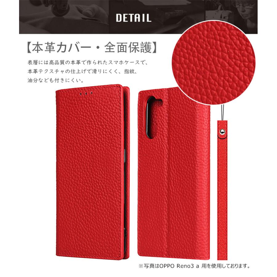 OPPO（オッポ） 本革 Oppo Reno9 A 5 A reno7 A reno3 A ケース 手帳型