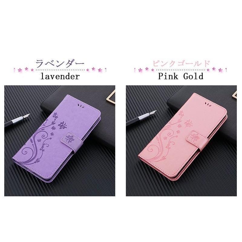 OPPO Reno5A ケース 手帳型 可愛い 花柄 蝶柄 Reno7A 手帳 OPG04