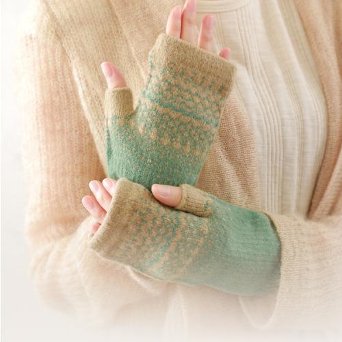 アームウォーマー手袋 指なし アームカバー おしゃれ 防寒 レディース 暖かい 冬 | ブランド登録なし | 18