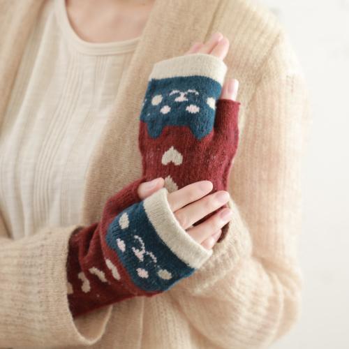 アームウォーマー手袋 指なし アームカバー おしゃれ 防寒 レディース 暖かい 冬 | ブランド登録なし | 23