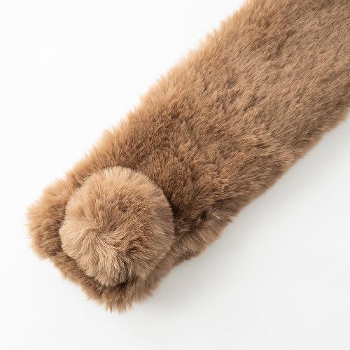 ネックウォーマー レディース モフモフふわふわ インサートタイプ ティ