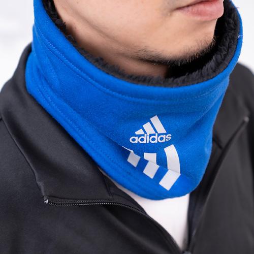 アディダス ネックウォーマー ボタン付薄手 or 裏ボア メンズ レディース 防寒 暖かい おしゃれ | adidas | 19