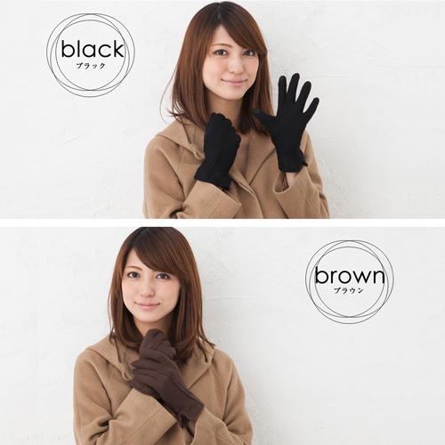 カシミヤ 手袋 レディース 防寒 オーダー イニシャル 名入れ