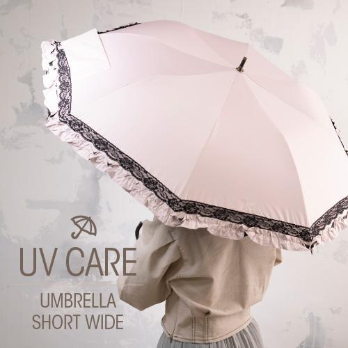 日傘 完全遮光 折りたたみ uvカット99.99％ 暑さ対策 屋外 レース フリル 防水  敬老の日 | ブランド登録なし | 03