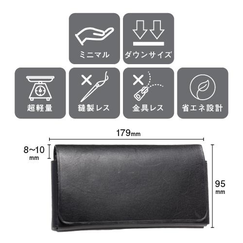 長財布 本革 薄い 日本製 メンズ 超軽量 ギフト 誕生日プレゼント 男性  クリスマス | コードバン | 14