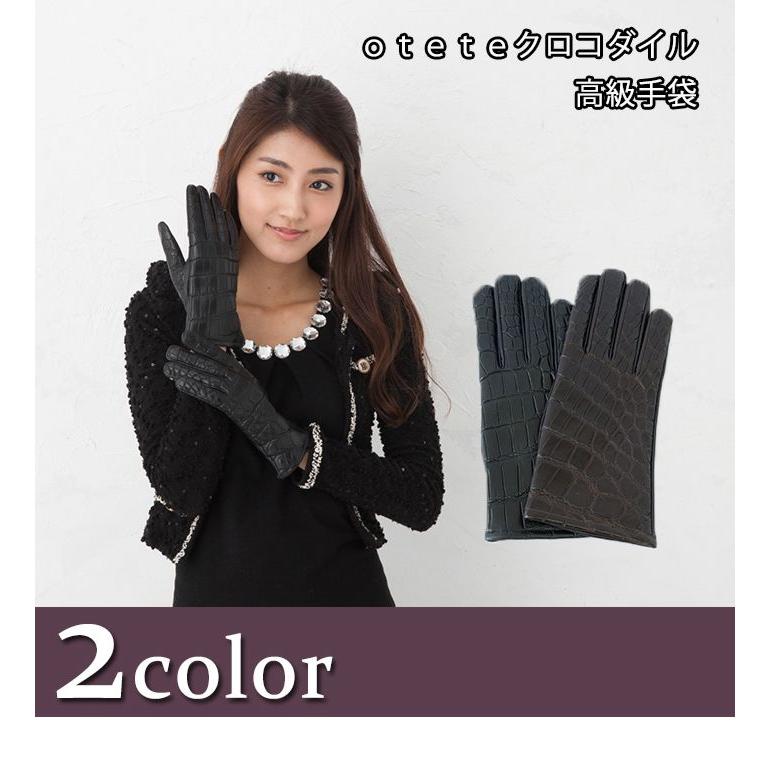 人気が高い 手袋 レディース クロコダイル 革 誕生日 プレゼント 女性 新品 Brivanbiotech Com