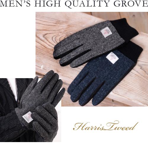 HARRIS TWEED（ハリスツイード） 手袋 メンズ 防寒 誕生日プレゼント