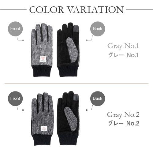 ★新品同様品★ハリスツイード　グローブ　手袋 HARRIS TWEED ハリスツイード 手袋 メンズ 暖かい スマホ対応