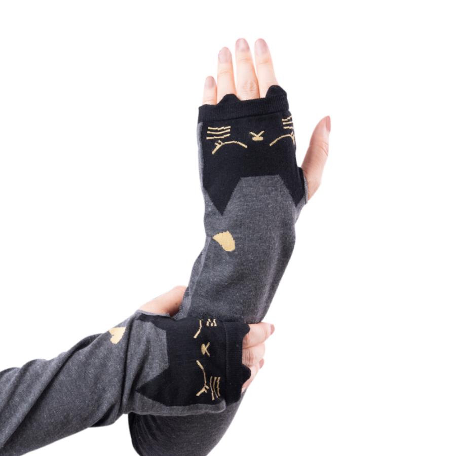 爆買 アームカバー 冷感 uv 手袋 ロング おしゃれ かわいい レディース ネコ クマ ハムスター | ブランド登録なし | 17