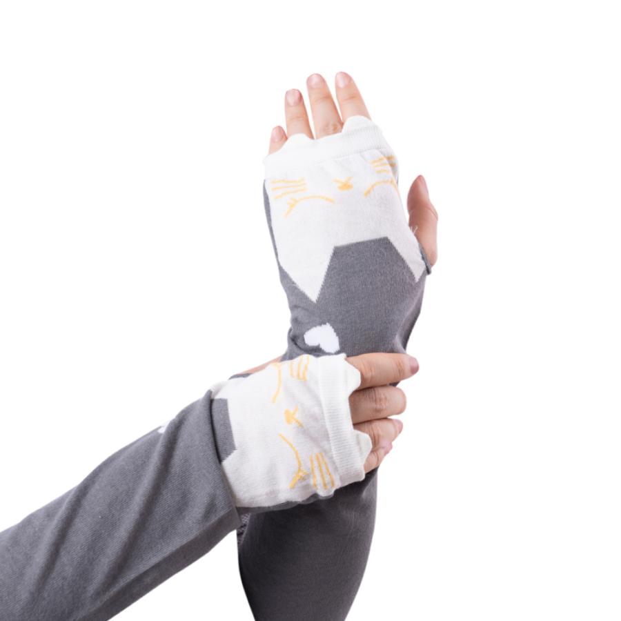 爆買 アームカバー 冷感 uv 手袋 ロング おしゃれ かわいい レディース ネコ クマ ハムスター | ブランド登録なし | 18