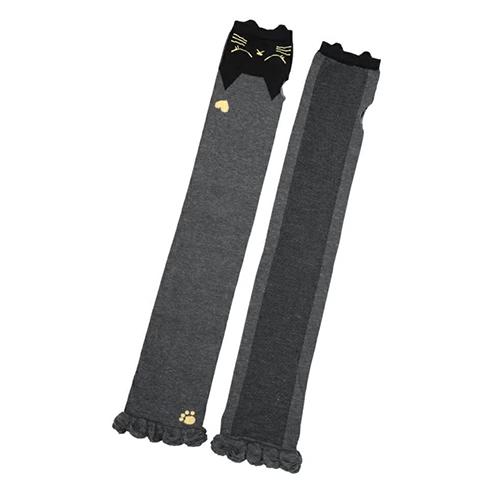 アームカバー 冷感 uv 手袋 ロング おしゃれ かわいい レディース ネコ クマ ハムスター | ブランド登録なし | 05