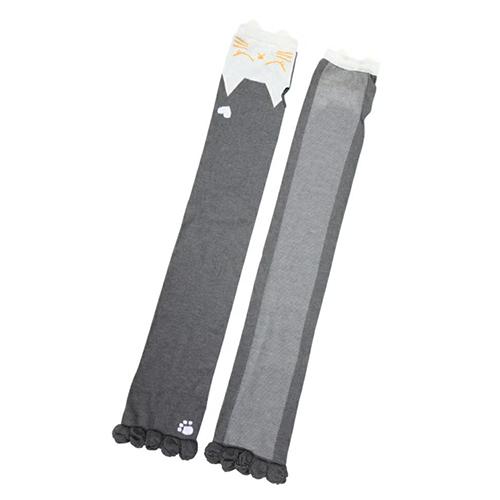 アームカバー 冷感 uv 手袋 ロング おしゃれ かわいい レディース ネコ クマ ハムスター | ブランド登録なし | 06