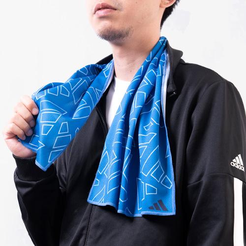 adidas（アディダス） クールタオル UVカット UPF40 紫外線対策 首冷却